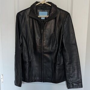 Ladies Leather Jacket by Nine West (M)